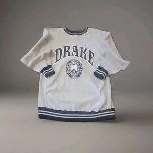 Champion White and Black Sweatshirt